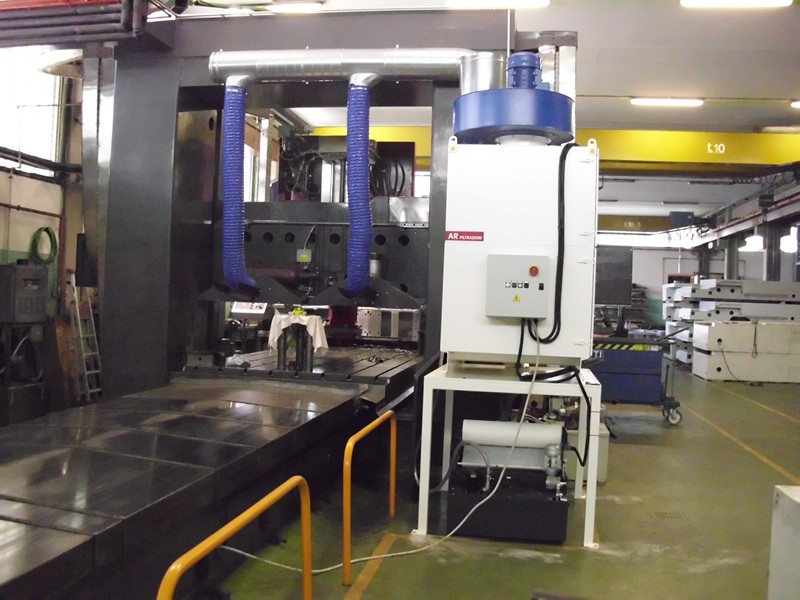 AR Filtrazioni | Filtrazione industriale fresatrice portatile ed alesatrice. Eliminazione nebbie oleose