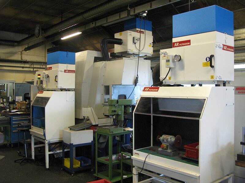 AR FILTRAZIONI | Filtrazione nebbie oleose e filtri per lavorazioni sbavatura e soffiaggio pezzi